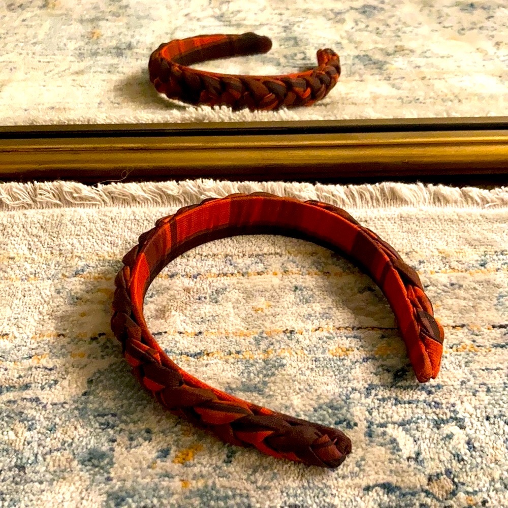 Mi Golondrina braided madras plaid headband. Make me an offer y’all!